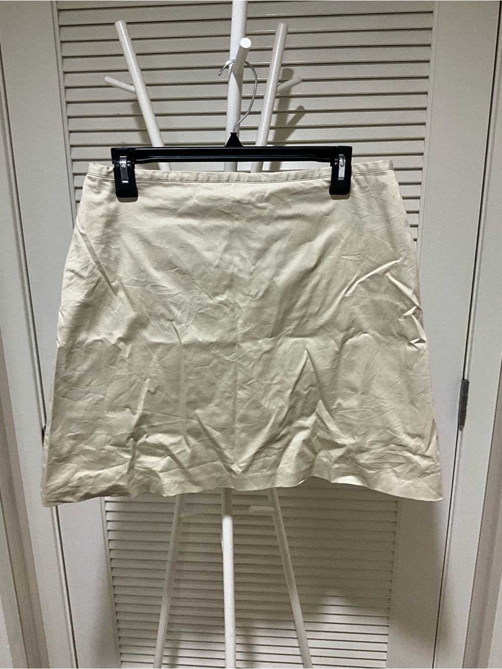 Vintage Classic Cream A-Line Women's cotton Skort